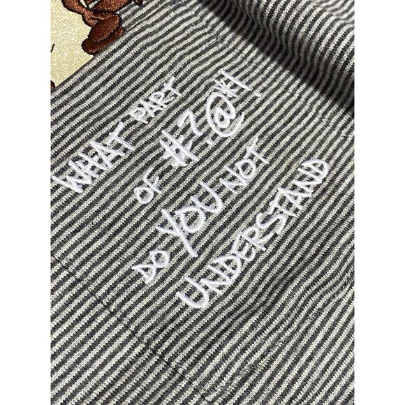 Vintage TAZ TASMANIAN DEVIL"What Part of @#$%@ Don't You Understand?" XXL Shirt - Picture 6 of 9